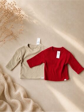 Babygap soft waffle knit tops
